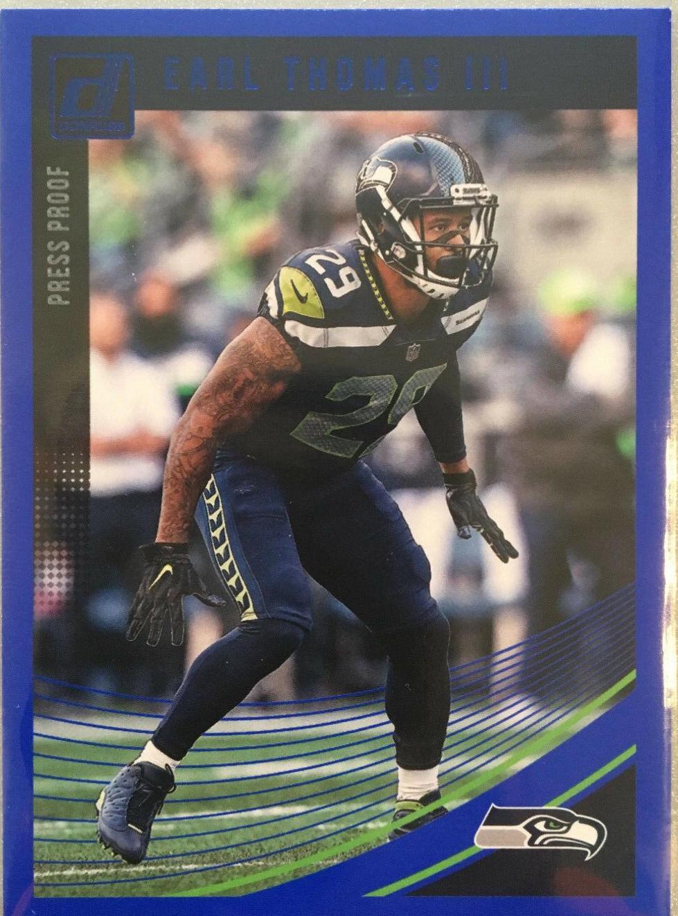 Earl Thomas III [Press Proof Blue] #260