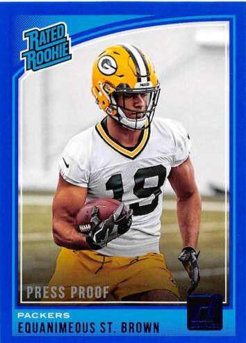 Equanimeous St. Brown [Press Proof Blue] #343