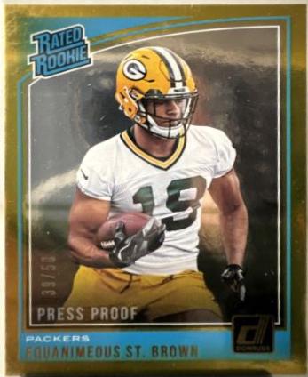 Equanimeous St. Brown [Press Proof Gold] #343