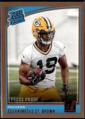 Equanimeous St. Brown [Press Proof Silver] #343