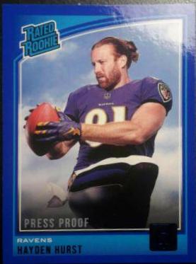 Hayden Hurst [Press Proof Blue] #339