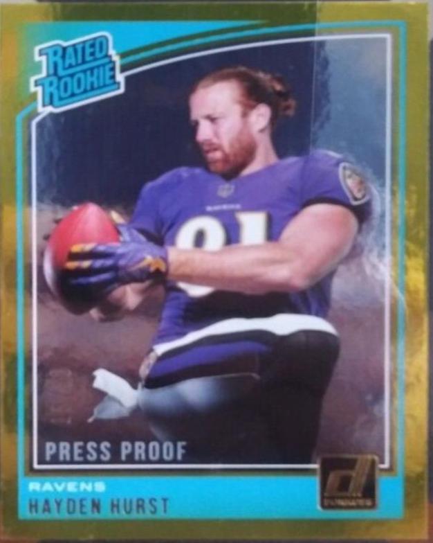 Hayden Hurst [Press Proof Gold] #339