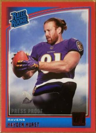 Hayden Hurst [Press Proof Red] #339
