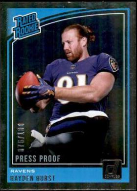 Hayden Hurst [Press Proof Silver] #339
