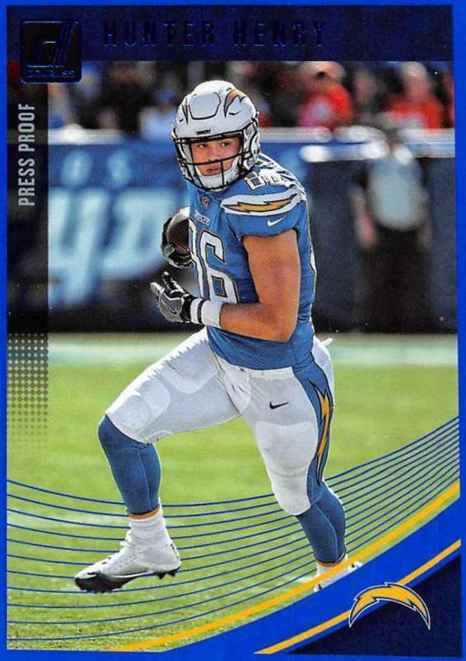 Hunter Henry [Press Proof Blue] #162