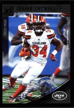Isaiah Crowell [Press Proof Black] #299