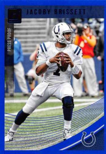 Jacoby Brissett [Press Proof Blue] #122