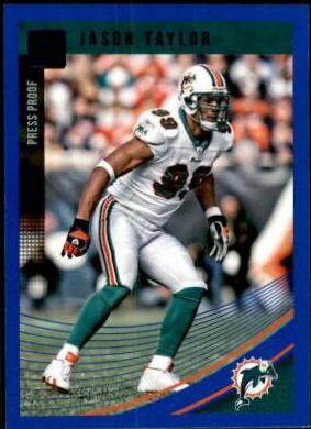 Jason Taylor [Press Proof Blue] #168