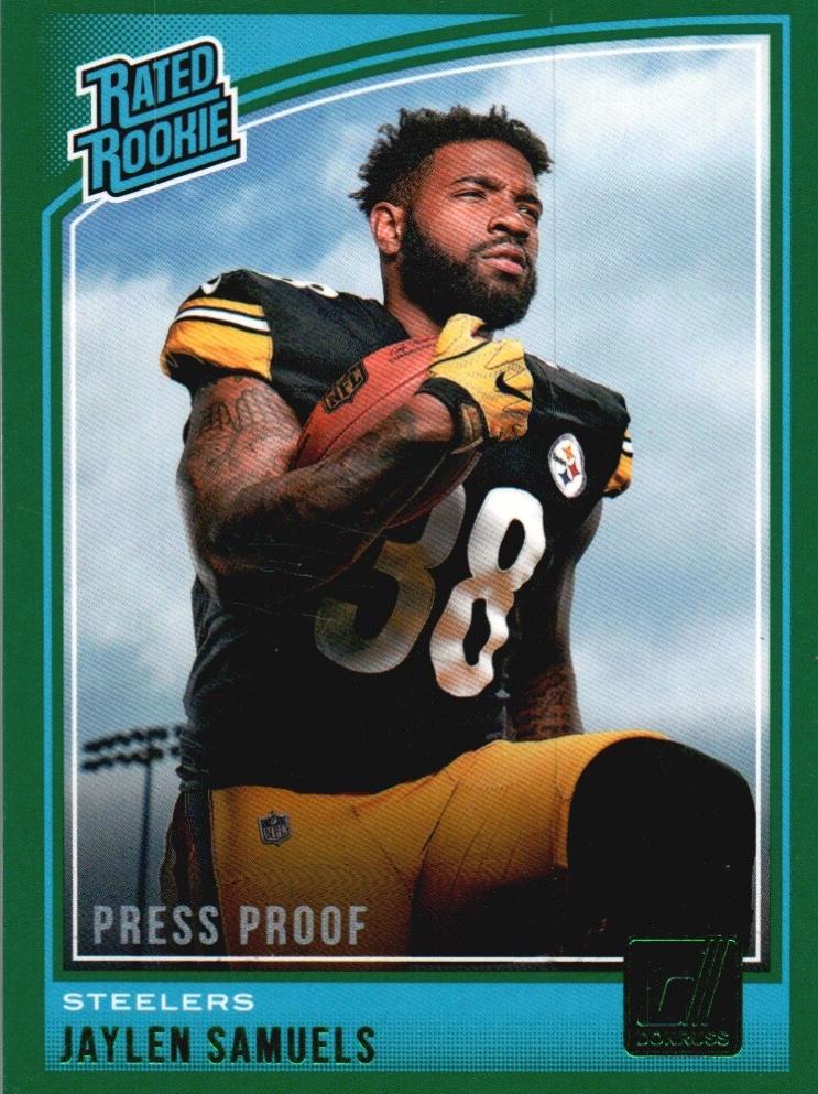 Jaylen Samuels [Press Proof Green] #334
