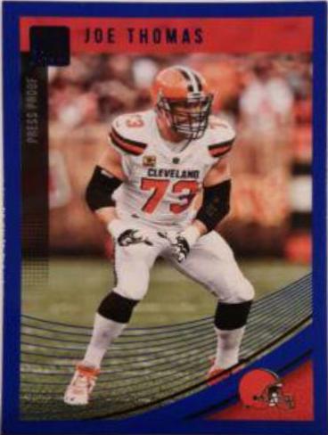 Joe Thomas [Press Proof Blue] #71