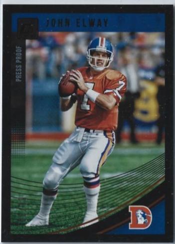 John Elway [Press Proof Black] #300