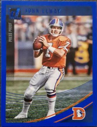John Elway [Press Proof Blue] #300