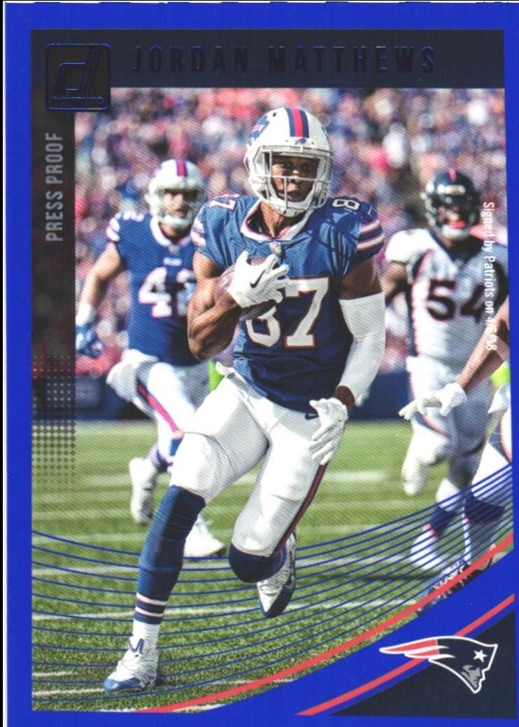 Jordan Matthews [Press Proof Blue] #35