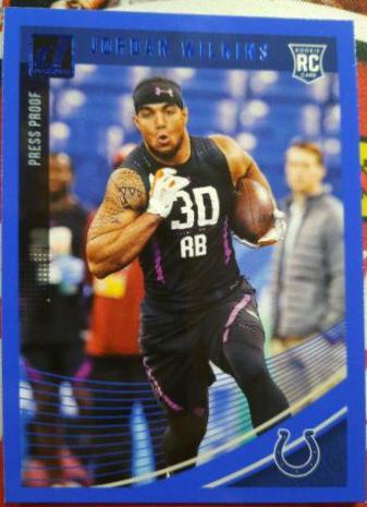 Jordan Wilkins [Press Proof Blue] #381