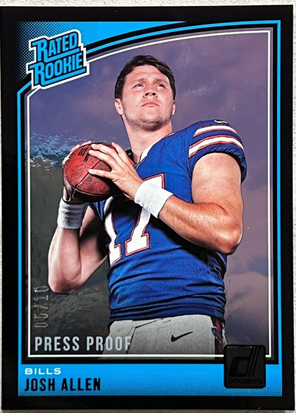 Josh Allen [Press Proof Black] #304
