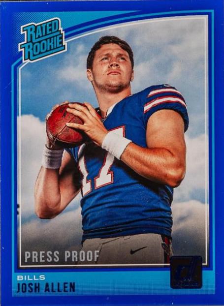 Josh Allen [Press Proof Blue] #304