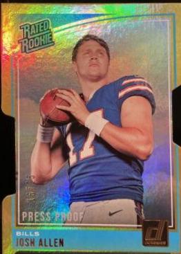 Josh Allen [Press Proof Gold Die-Cut] #304