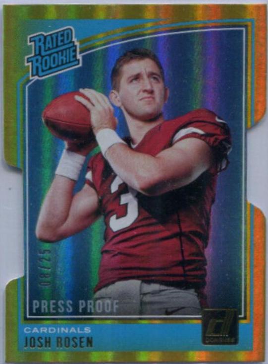 Josh Rosen [Press Proof Gold Die-Cut] #302