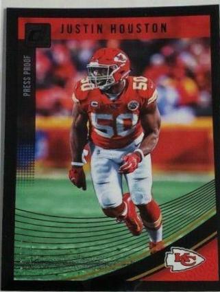 Justin Houston [Press Proof Black] #143