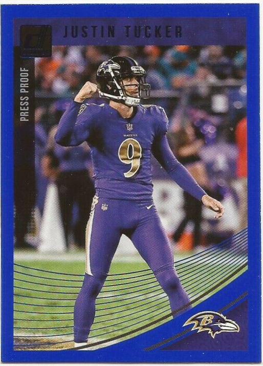 Justin Tucker [Press Proof Blue] #26