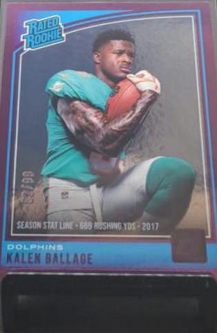 Kalen Ballage [Season Stat Line] #330
