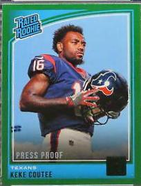 Keke Coutee [Press Proof Green] #326