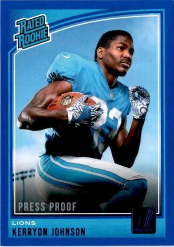 Kerryon Johnson [Press Proof Blue] #320
