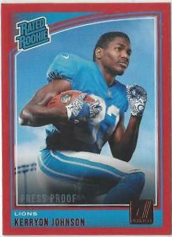 Kerryon Johnson [Press Proof Red] #320