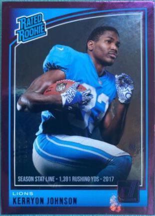 Kerryon Johnson [Season Stat Line] #320