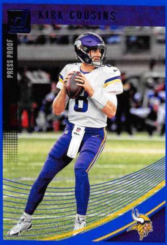 Kirk Cousins [Press Proof Blue] #255