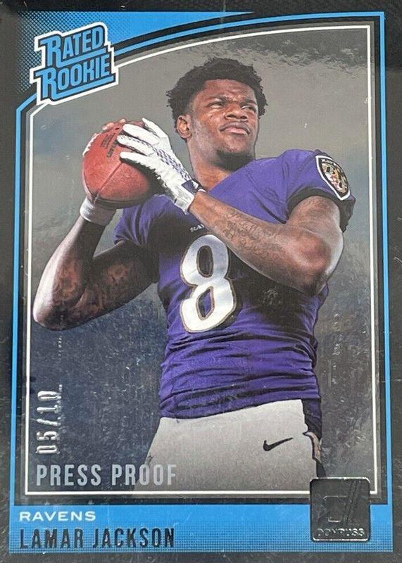Lamar Jackson [Press Proof Black] #317