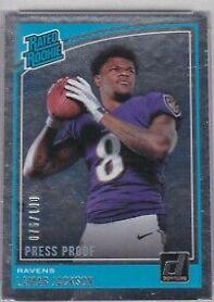 Lamar Jackson [Press Proof Silver] #317