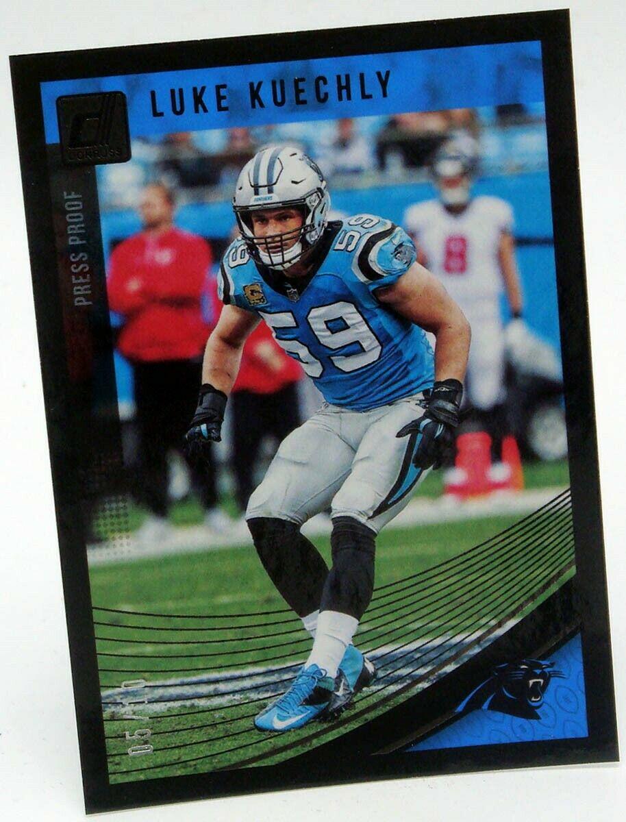 Luke Kuechly [Press Proof Black] #38