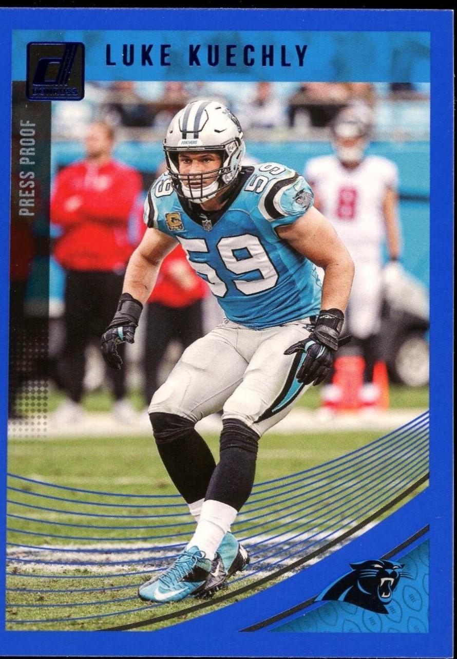 Luke Kuechly [Press Proof Blue] #38