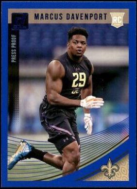 Marcus Davenport [Press Proof Blue] #356