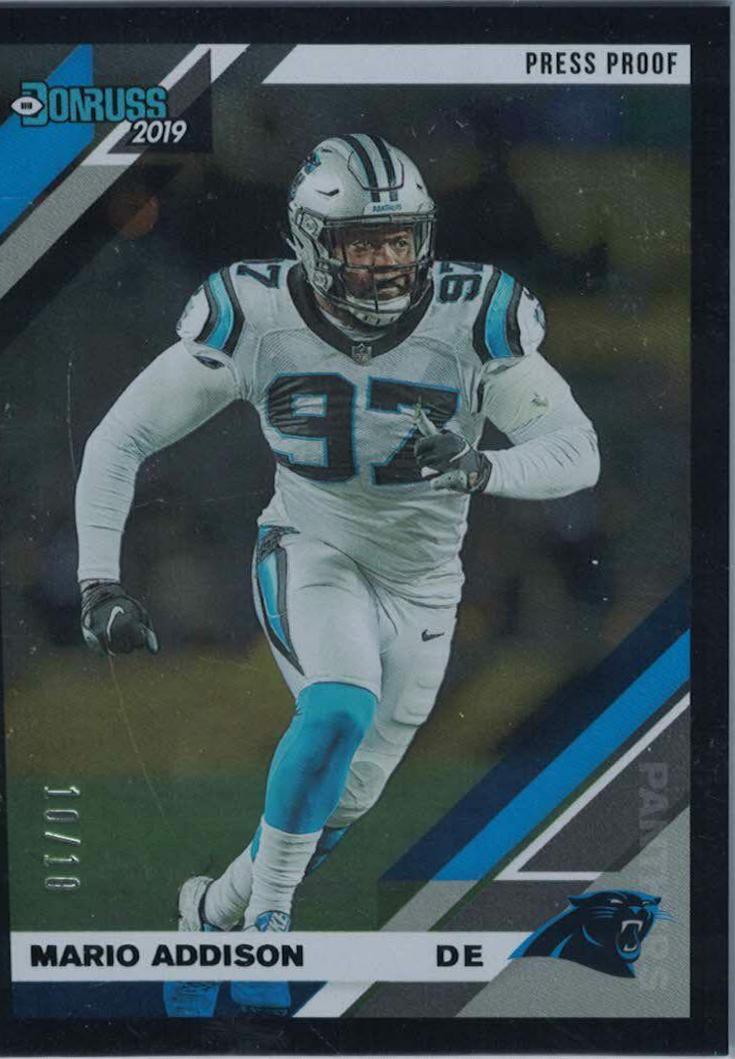 Mario Addison [Press Proof Black] #45