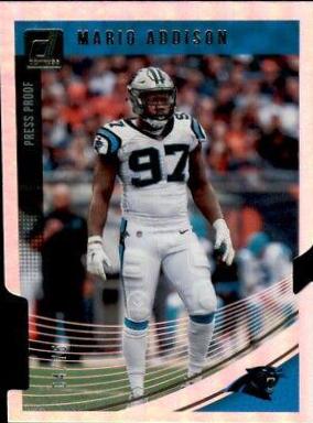 Mario Addison [Press Proof Silver Die-Cut] #45