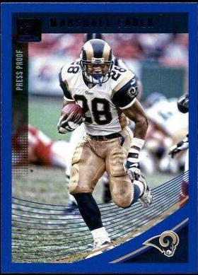 Marshall Faulk [Press Proof Blue] #155