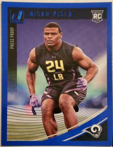 Micah Kiser [Press Proof Blue] #394