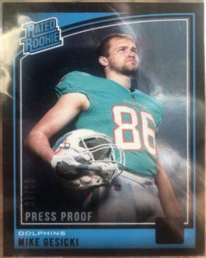Mike Gesicki [Press Proof Black] #337
