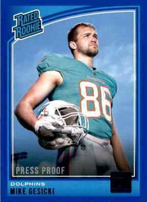 Mike Gesicki [Press Proof Blue] #337