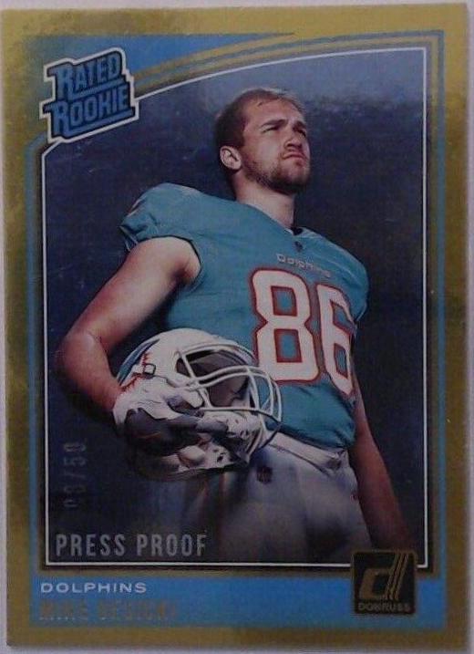 Mike Gesicki [Press Proof Gold] #337