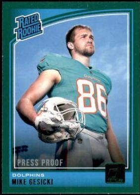 Mike Gesicki [Press Proof Green] #337