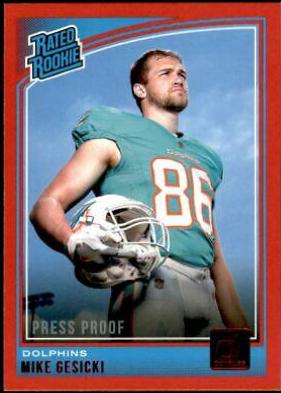 Mike Gesicki [Press Proof Red] #337