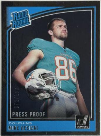 Mike Gesicki [Press Proof Silver] #337