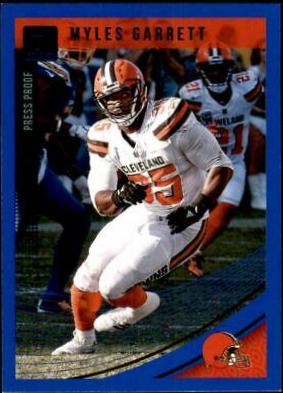 Myles Garrett [Press Proof Blue] #72