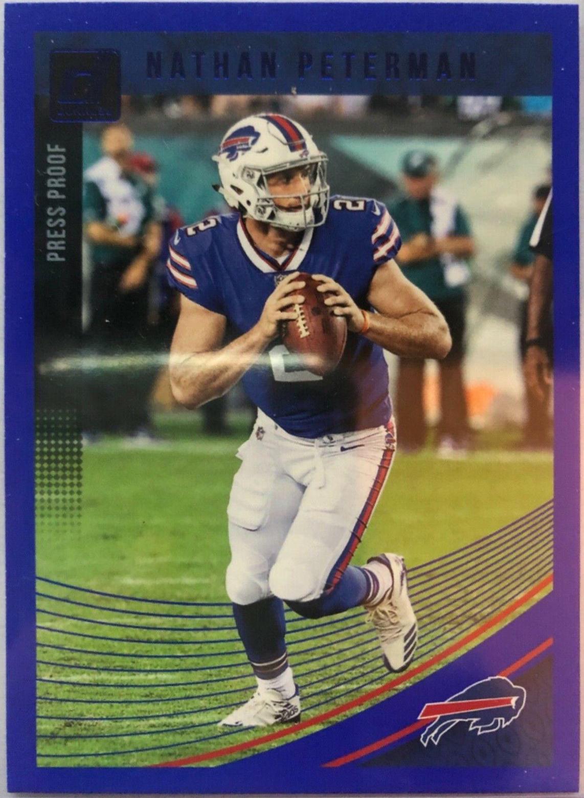 Nathan Peterman [Press Proof Blue] #65