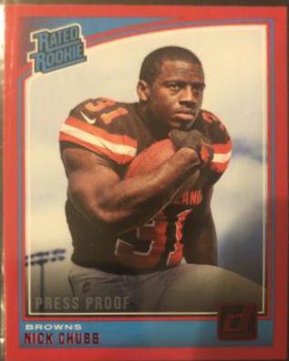 Nick Chubb [Press Proof Red] #308