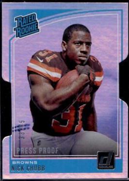 Nick Chubb [Press Proof Silver Die-Cut] #308