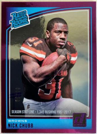 Nick Chubb [Season Stat Line] #308